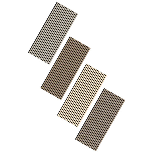 High Quality Modern Interior Acoustic Wall Panel Decoration MDF Acoustic Slat Wall Panel Custom Acoustic Wood Wall Panels-海智集-