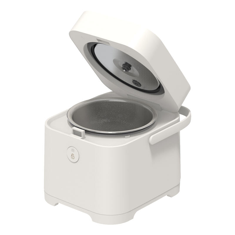 Small Multi Cooker Pot Heating Electric Cooking Rice Cooker 2 Litre New Style Portable Travel Stainless Steel Cylinder 400W 220-海智集-