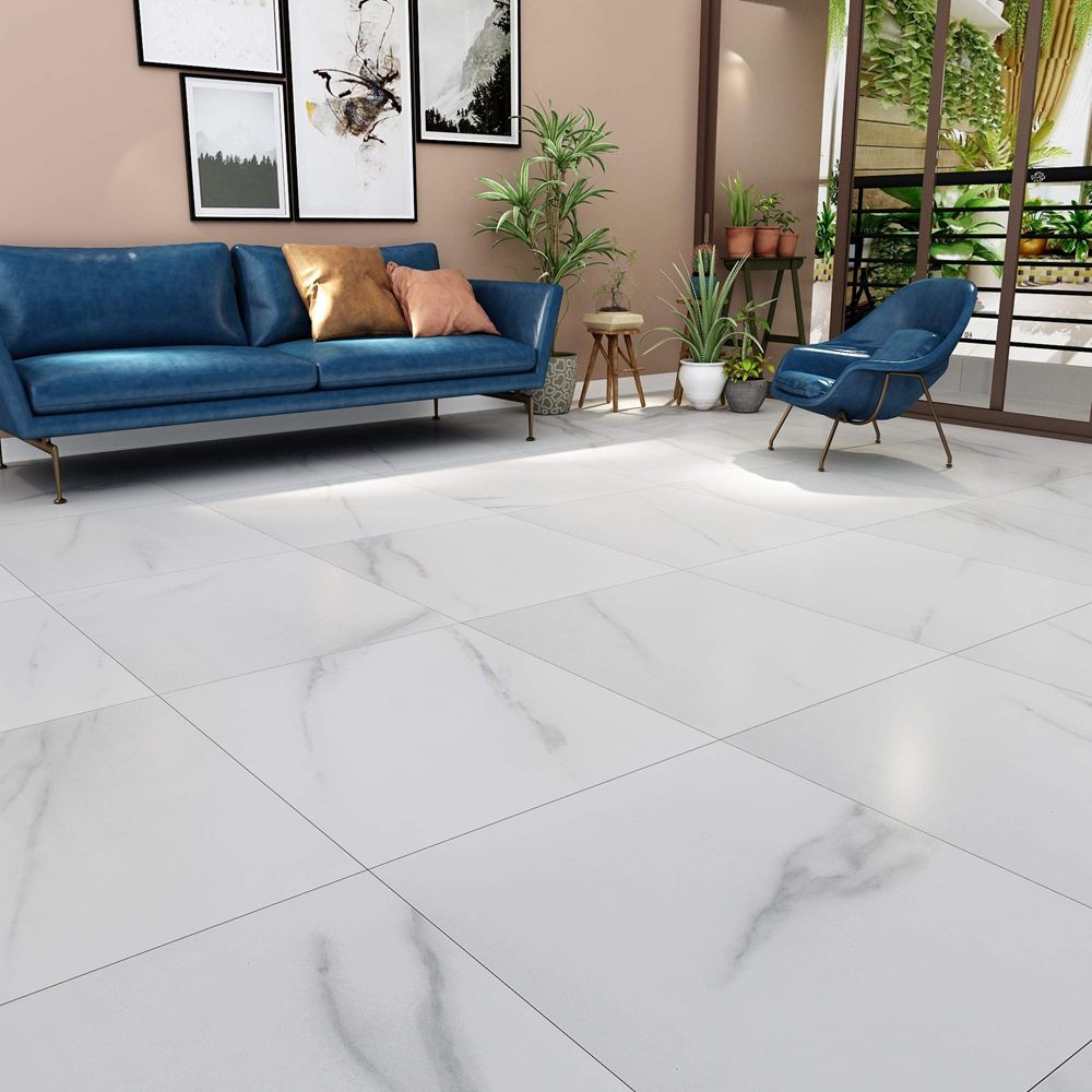 New Arrival Waterproof Custom Logo PVC Floor 12X12 Inch Marble Tiles for Shop Indoor-海智集-