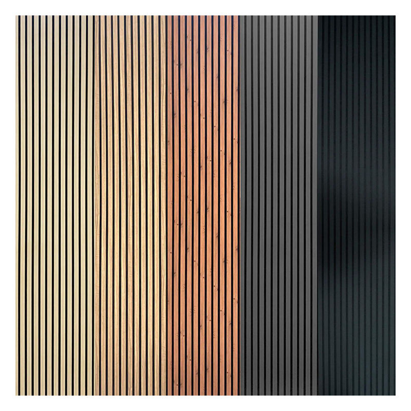 High Quality Modern Interior Acoustic Wood Wall Panel Decoration MDF Acustic Wall Panel Custom Acoustic Wall Panels-海智集-