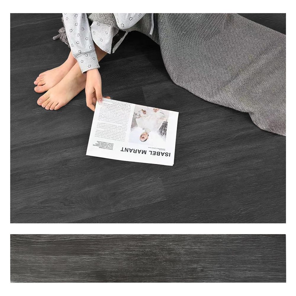Construction & Real Estate Flooring & Accessories Plastic Flooring Self Adhesive PVC Floor Tiles Waterproof Peel Stick Vinyl LVT-海智集-