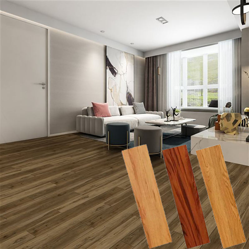 Eco Friendly SPC Floor Tiles 4mm 5mm 6mm Thickness Waterproof Pet Friendly Custom Length Floor Planks-海智集-
