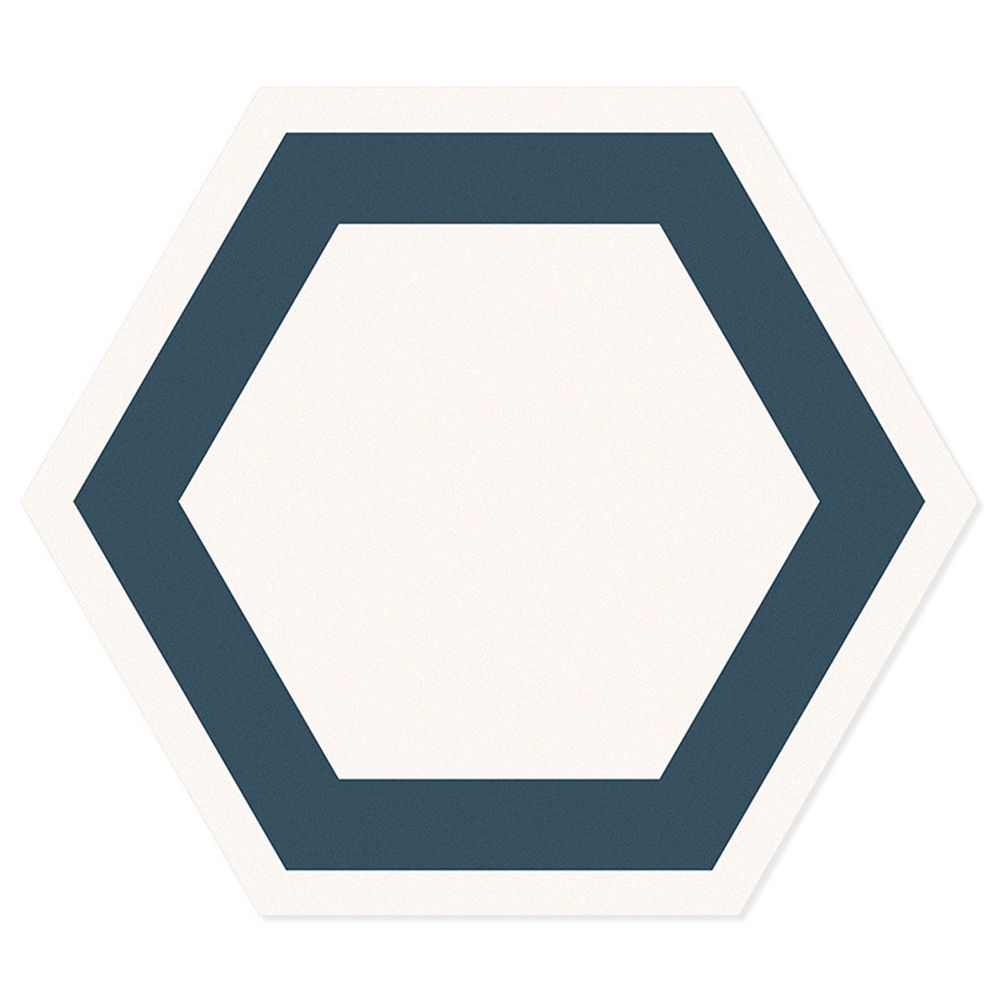 Heavy Duty PVC Flooring Hexagon Floor Tile Self Adhesive Waterproof for Laundry-海智集-