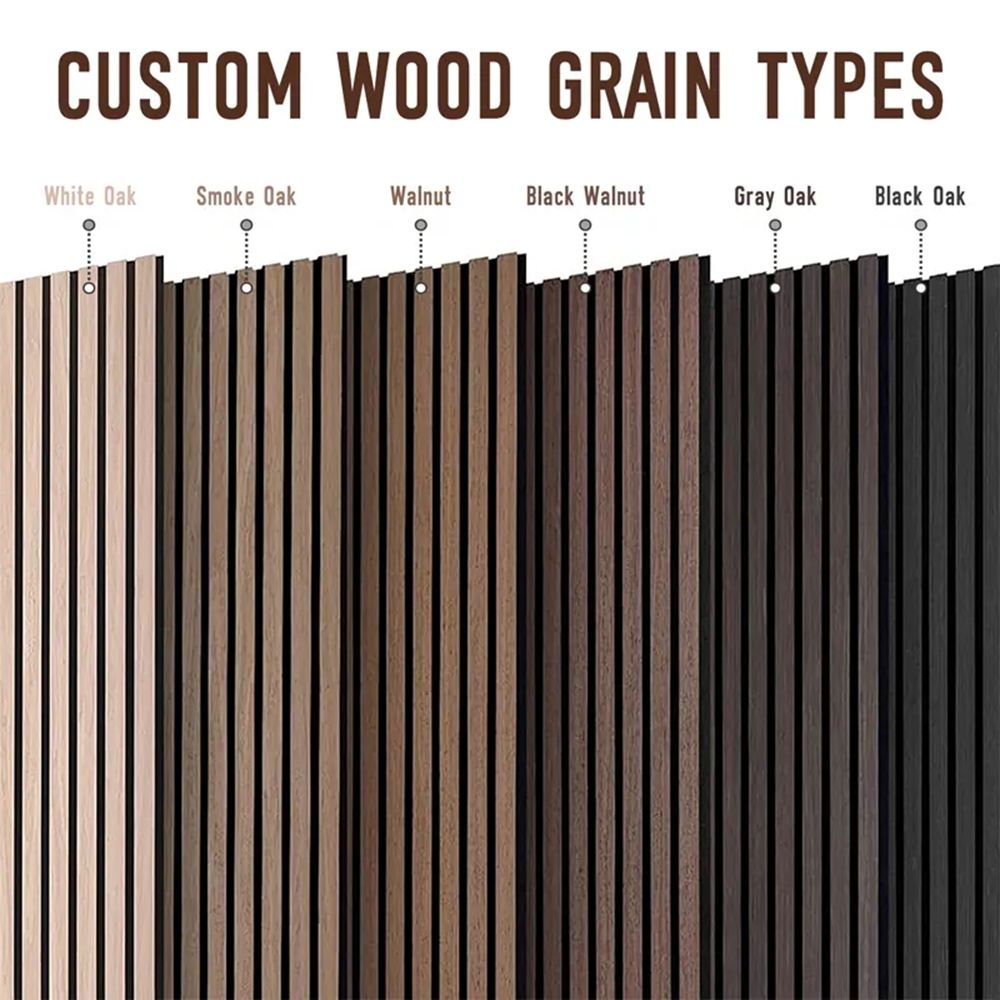 Home decoration wooden soundproof wall panels, ceiling grooves, sound-absorbing wood panels, sound-absorbing boards-海智集-