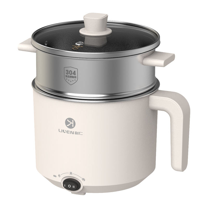 Wholesale 2023 Hot Sale White Smart Cooker Hot Pot Electric Cooking Pot with Steamer Rack-海智集-