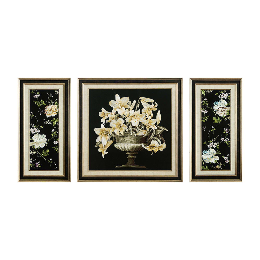 Luxury Floral Embroidery Art Exquisite Handcrafted Flower Wall Decor for Elegant Home Gift Giving-海智集-