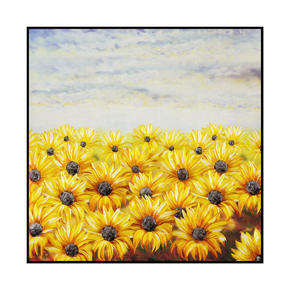Van Gogh Sunflowers Embroidery Art Painting Premium Embroidery Art Painting for Modern Home Art Lover Gifts-海智集-