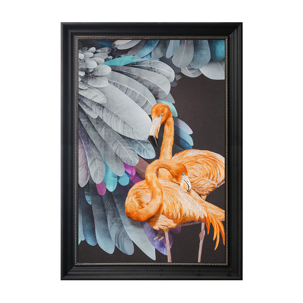High Quality Embroidery Craft Living Room Decor Wall Paintings Custom Modern Wall Art Home Decor Paintings-海智集-