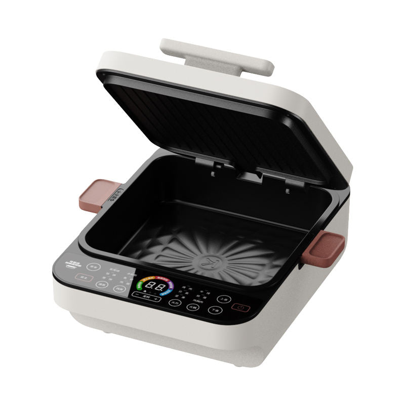 Multi-functional Electric Baking Pan Portable Smokeless Electric Cookers Household Barbecue Frying Pan-海智集-