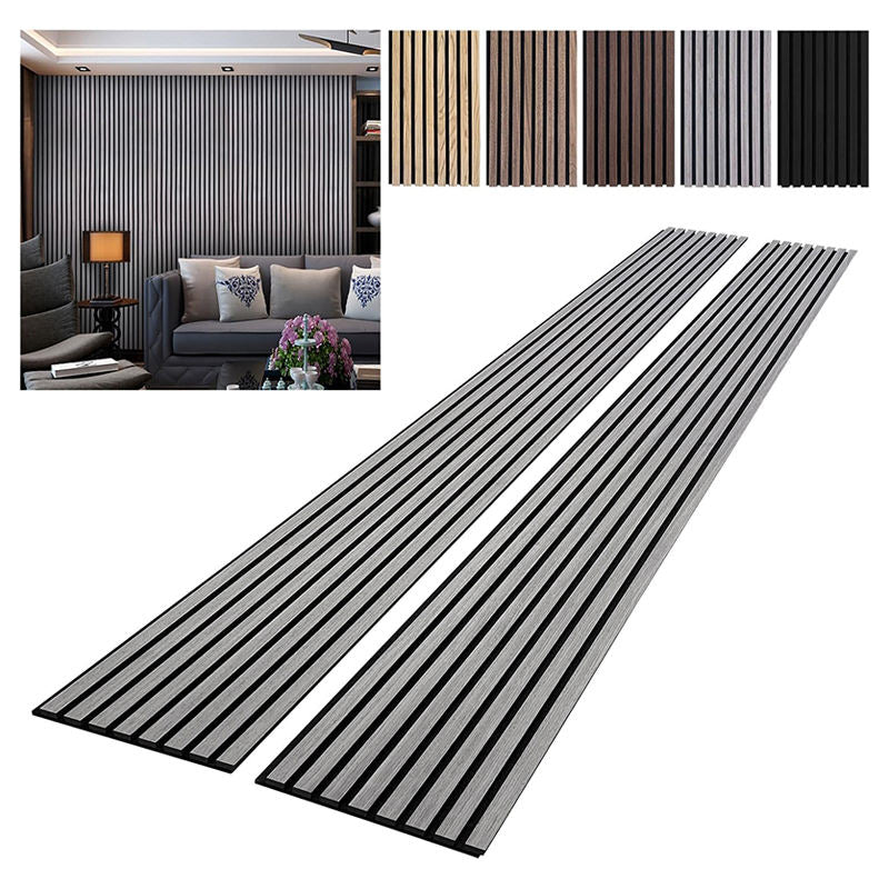 High Quality Modern Interior Acustic Wall Panel Decoration MDF Acoustic Wall Panel Custom Wooden Acoustic Wall Panel-海智集-