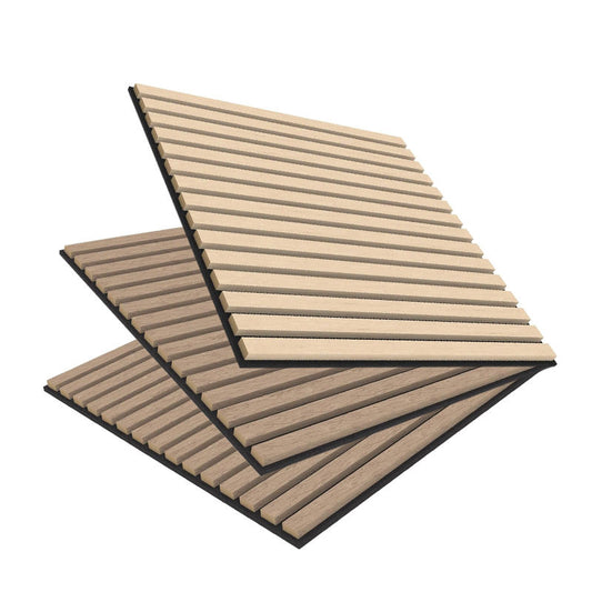 High-end 600mmx600mm sound-absorbing wall panels, medium-density fiberboard used for home and office decoration-海智集-