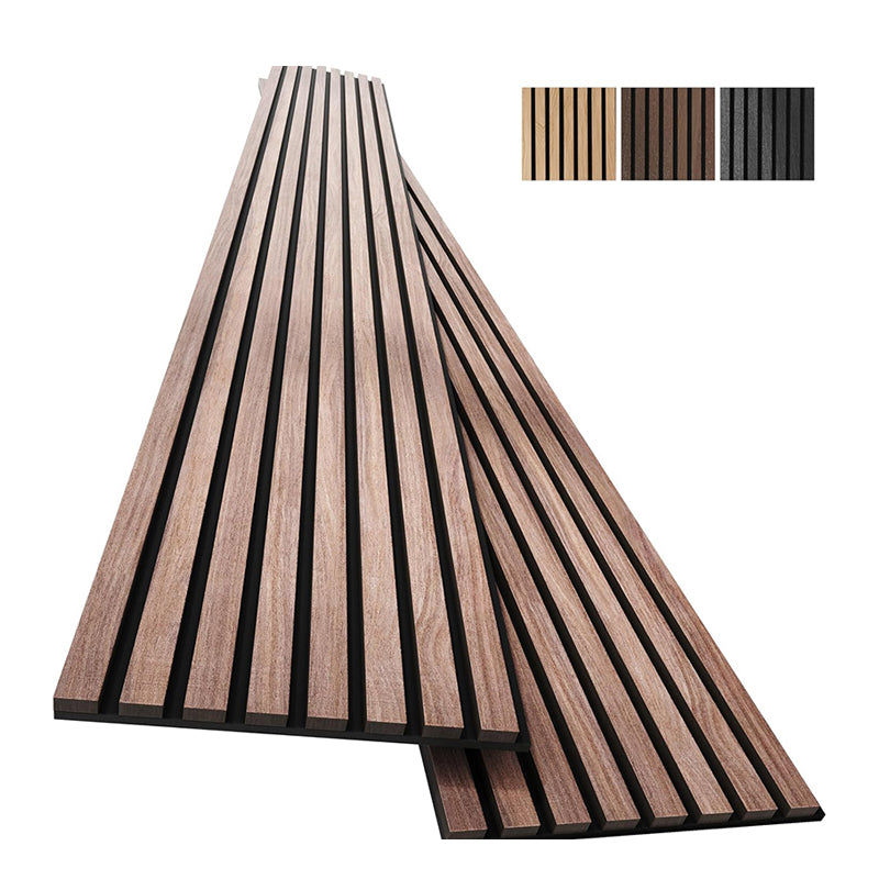 OEM Custom Modern Wood Veneer Wall Panels Decoration MDF Sound Absorbing Panels Custom Wood Acoustic Panels-海智集-