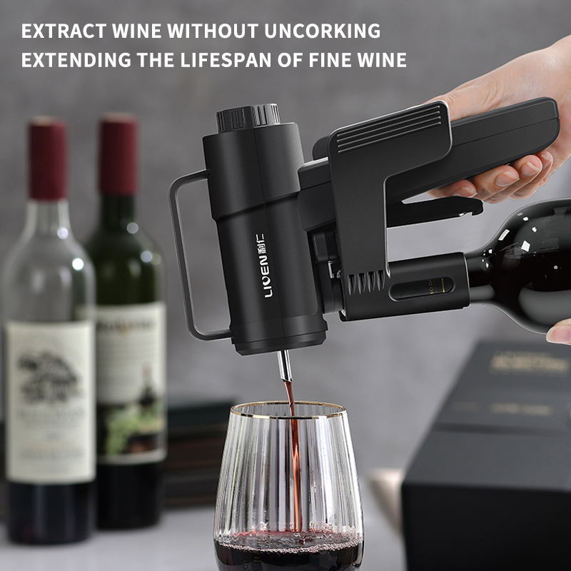 intelligent vacuum wine extractor battery type intelligent vacuum wine dispenser-海智集-
