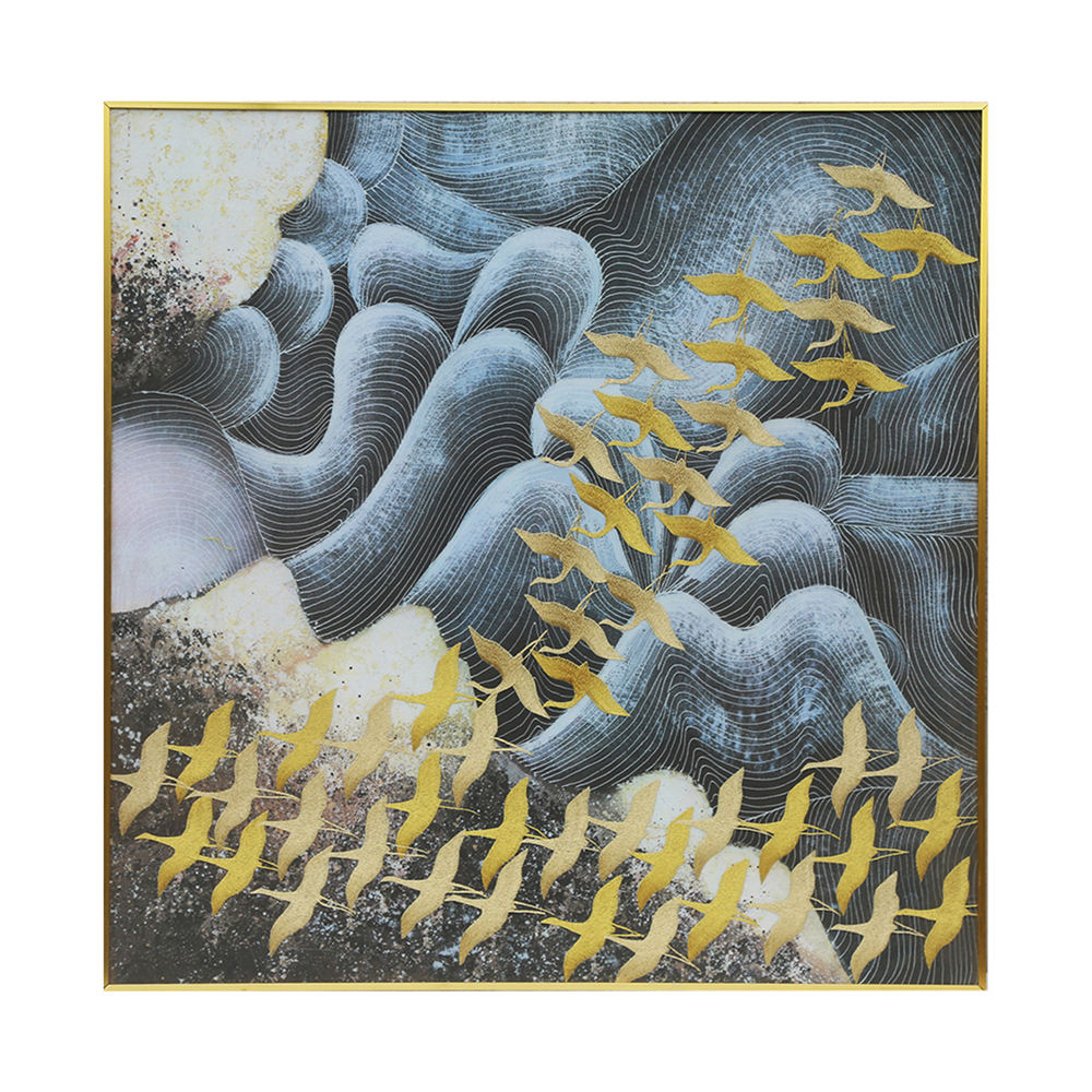 Neo Traditional Embroidery Art Painting Premium Fusion of Ancient Craft Contemporary Design for Luxury Interiors Gifts-海智集-
