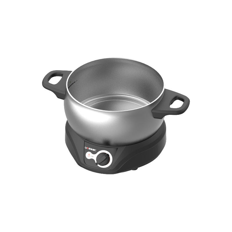 Portable Electric hot Pot Multi Functions Simple Yet Sophisticated cooking pot household Nonstick coating electric skillet-海智集-