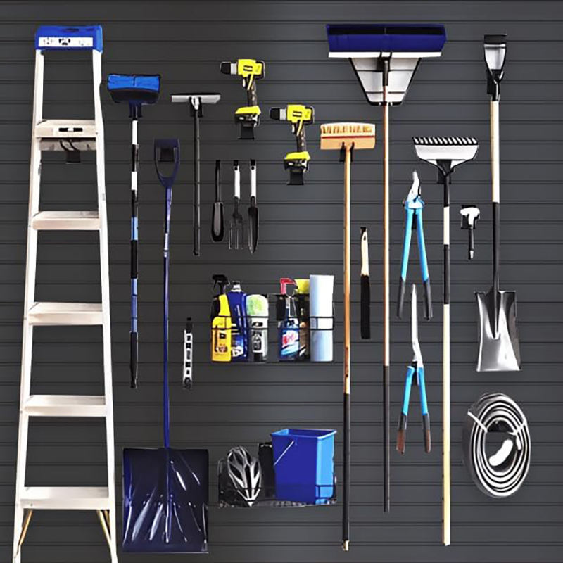 OEM Garage Tool Home Storage Wpc Fluted Wall Panel Custom Wpc Decorative Panels Custom Wpc Slatwall Panels