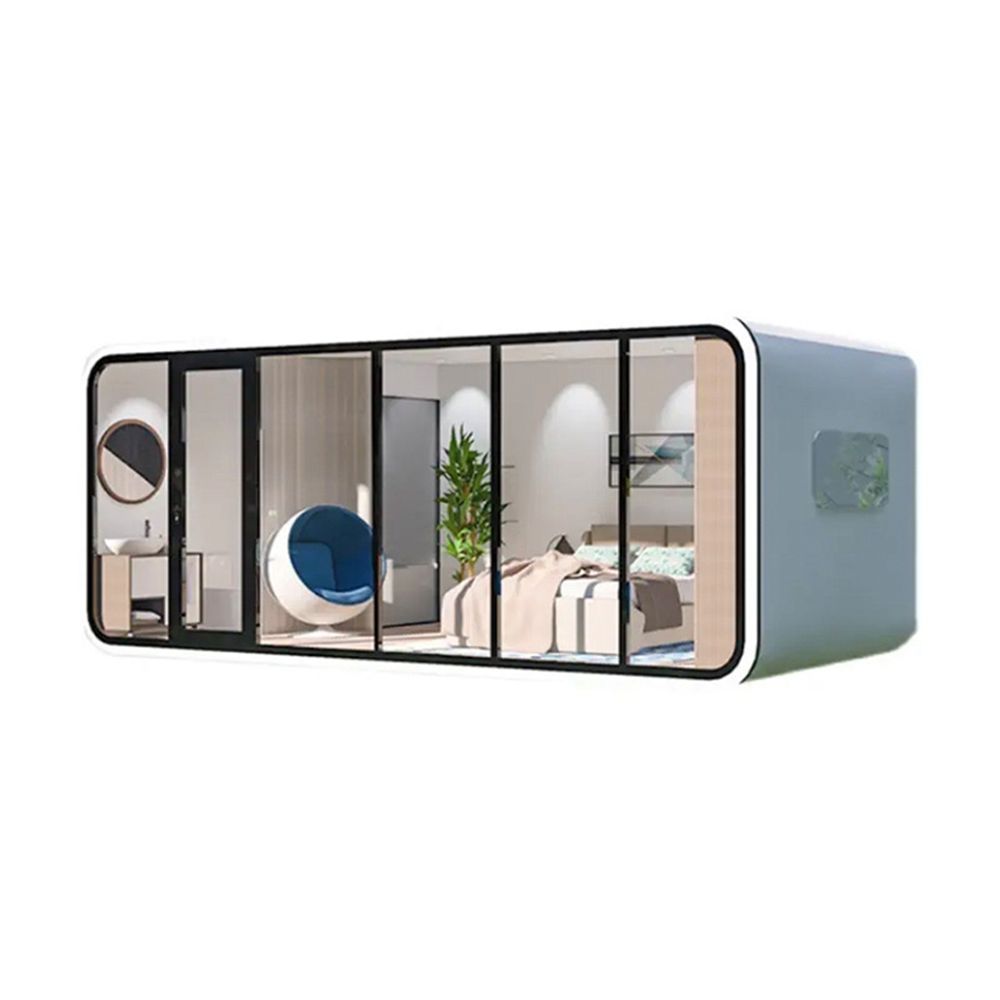 Multifunctional Prefab Detachable Container House apple Capsule House Office Hotel Tiny Cabin House-海智集-