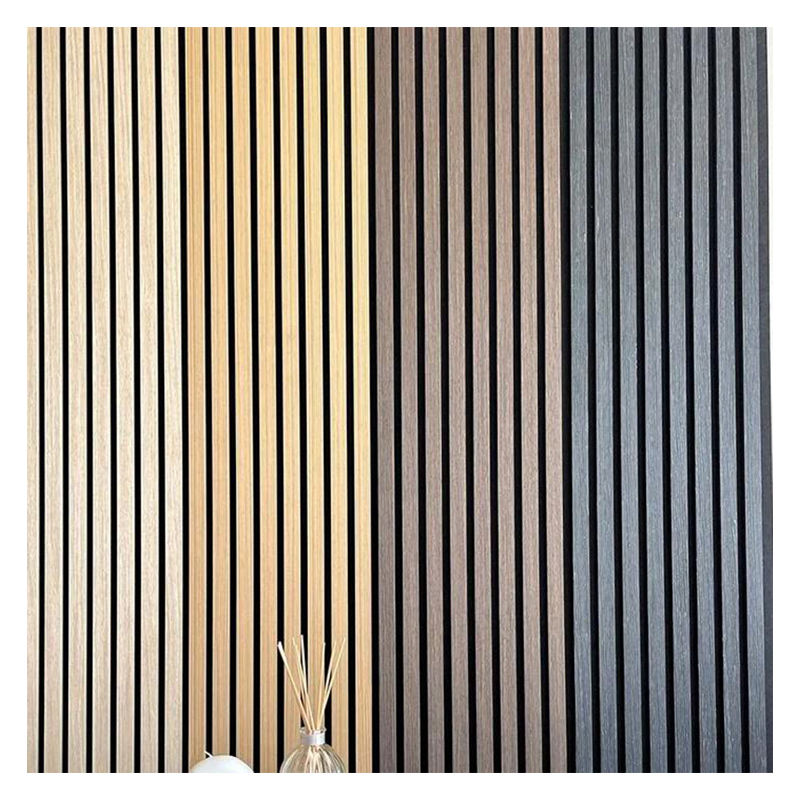 High Quality Modern Interior Acoustic Wood Wall Panel Decoration MDF Acustic Wall Panel Custom Eco-Friendly Acoustic Wall Panels-海智集-