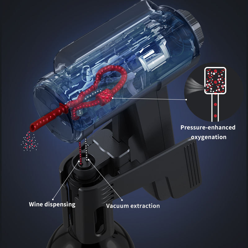 intelligent vacuum wine extractor battery type intelligent vacuum wine dispenser-海智集-