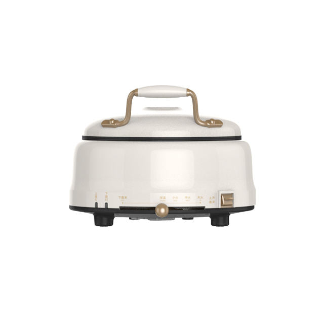 High-quality White Multi-function Cooking and Grilling All-in-one Pot and Independent Temperature Control for Trays Electric 220-海智集-