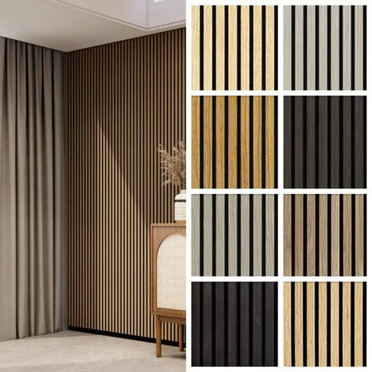 OEM customized modern environmentally friendly soundproof wall panel decoration, medium density fiberboard wood veneer soundproof board, customized soundproof wall panel-海智集-