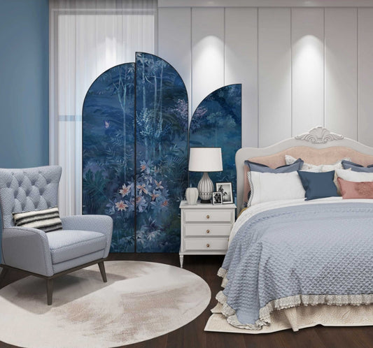 High-End Customizable Painted & Embroidered Jacquard Screen – B2B Wholesale for Commercial Spaces & Project Procurement.Amidst the Woods-海智集-