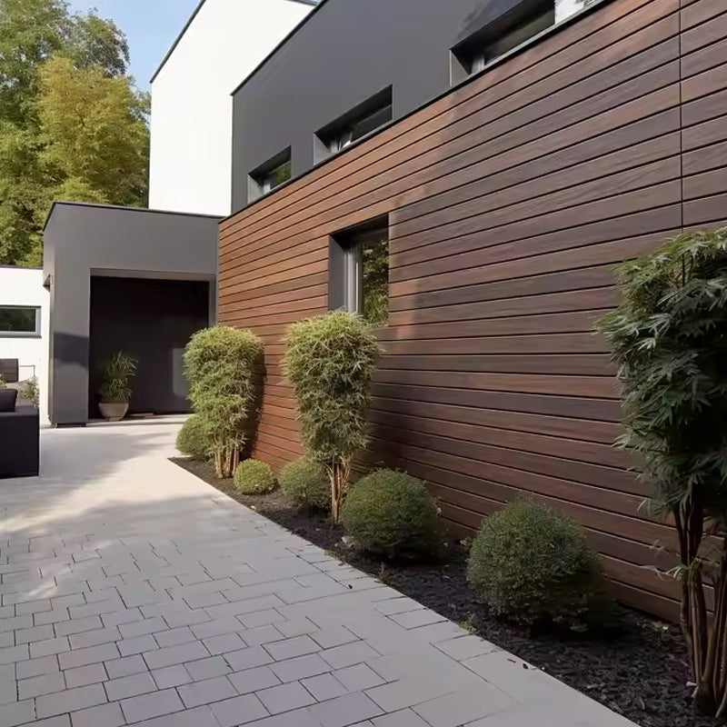 Wholesale Price Wpc Interior Direct Sales Fluted Wood Plastic Waterproof Pvc External Wall Cladding-海智集-