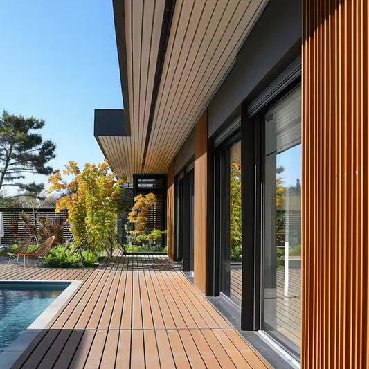 Waterproof Decking Over Living Space Wall Panel Wpc Fence Boards House Cladding-海智集-