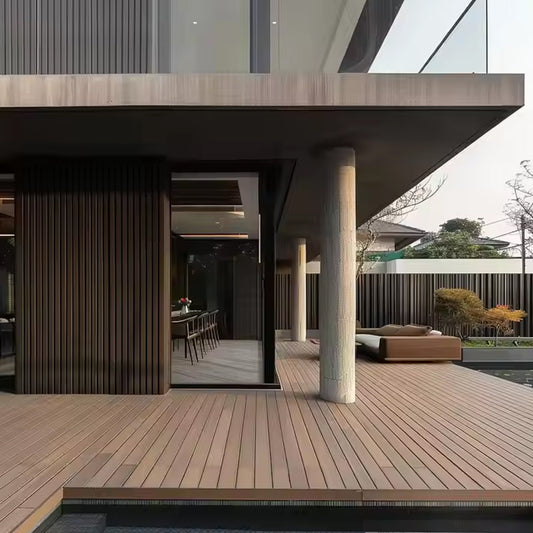 Wpc Interior Wall Cladding Fluted Board Decorative 3d Wall Panels for Bathroom-海智集-