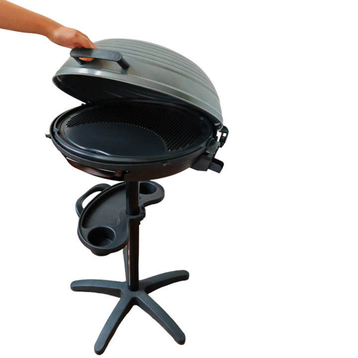 High Quality Outdoor Electric BBQ Grill Factory Professional Non-Stick Metal Grilling Surface Smokeless for Party-海智集-