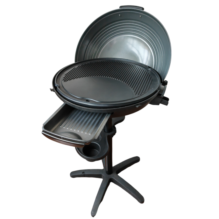 High Quality Outdoor Electric BBQ Grill Factory Professional Non-Stick Metal Grilling Surface Smokeless for Party-海智集-