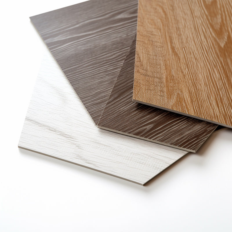 Engineer Hard Wood Pure White Spc Korea Plastic Floor Glossy White Laminate Flooring-海智集-