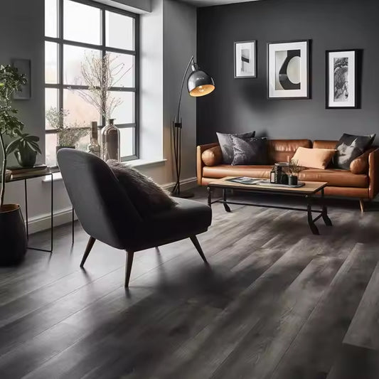 High Quality 5mm Luxury LVT SPVC Plastic Indoor Waterproof Pisos De Pvc Vinyl Flooring Commercial Click Modern Design Style-海智集-