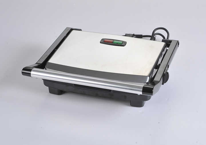 29x23cm Electric Indoor BBQ Grill Steak Maker Smokeless Waffle Panini Press Griddle Non-Stick PTFE Material for Household Use-海智集-