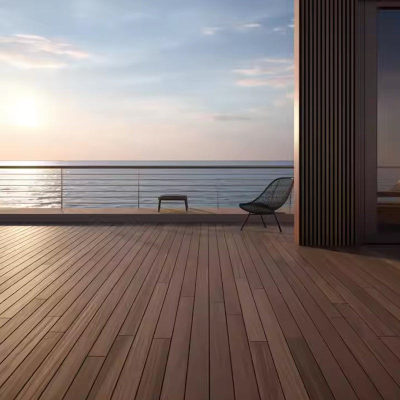 Engineered Flooring Wood Plastic Composite WPC Terrace Decking Board for Outdoor Tiles-海智集-