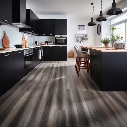 Self-Adhesive Luxury Vinyl Tiles LVT LVP Peel Stick PVC Flooring WPC & SPC Plastic Tiles for Hotels Piso Floor Sticker-海智集-