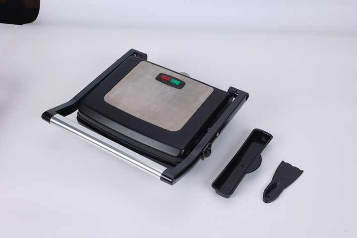 Factory Safety Double Sided Heating Steak Machine Open 180 Degree Uniform Heat Steak Machine Non-stick Coating Steak Machine-海智集-