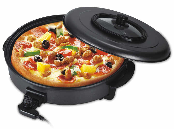 Electric Pizza Pan 46cm Flat Custom Logo ETL GS CE ROHS CB Approved New Cooking Electric Hot Sale Pizza pan for Household-海智集-