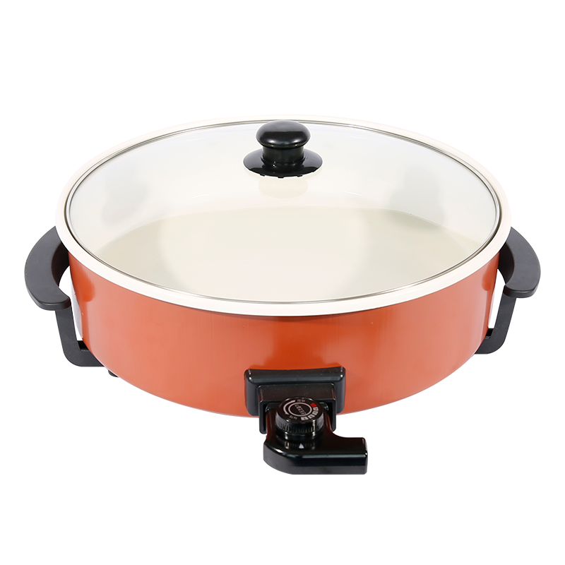 electric pizza pan XH-40BL Rapid Heating Electric Pan with Detachable Base for Easy Cleaning-海智集-