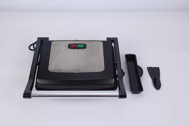 Factory Safety Double Sided Heating Steak Machine Open 180 Degree Uniform Heat Steak Machine Non-stick Coating Steak Machine-海智集-
