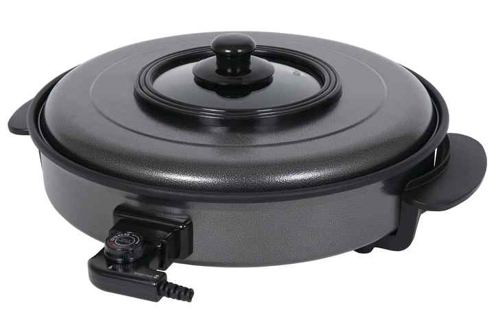 Electric Pizza Pan 46cm Flat Custom Logo ETL GS CE ROHS CB Approved New Cooking Electric Hot Sale Pizza pan for Household-海智集-