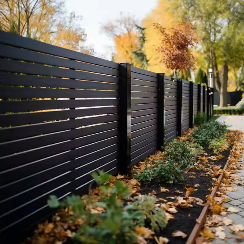 High Quality Size DIY Composite Fencing Trellis Garden Wpc Panel Fence for Outdoor-海智集-