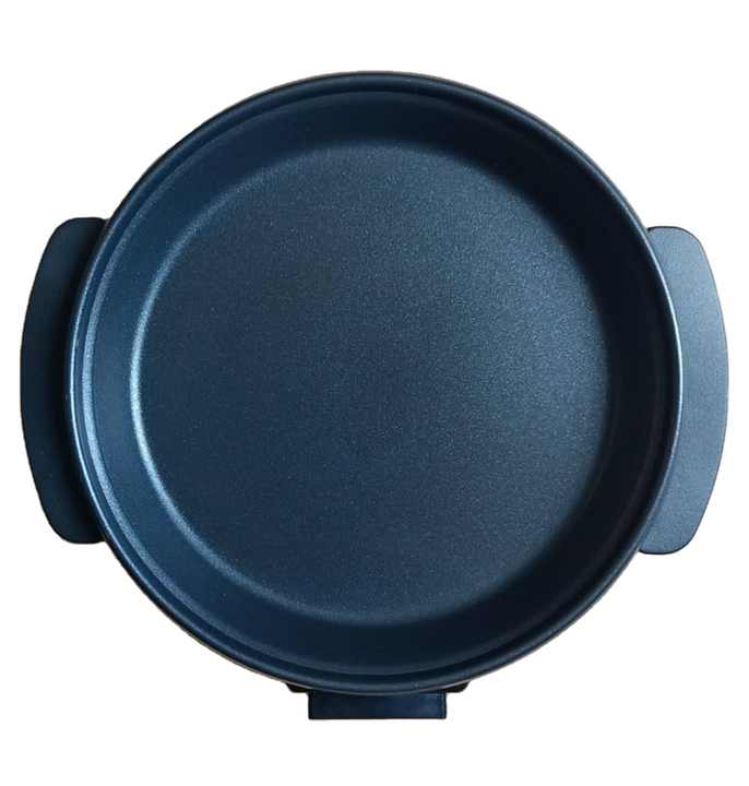 Hot Sale Electric Skillet Aluminummini Electric Frying Pan with Lid Non Stick Electric Pizza Grill Pan for Sale Aluminum OEM 120-海智集-