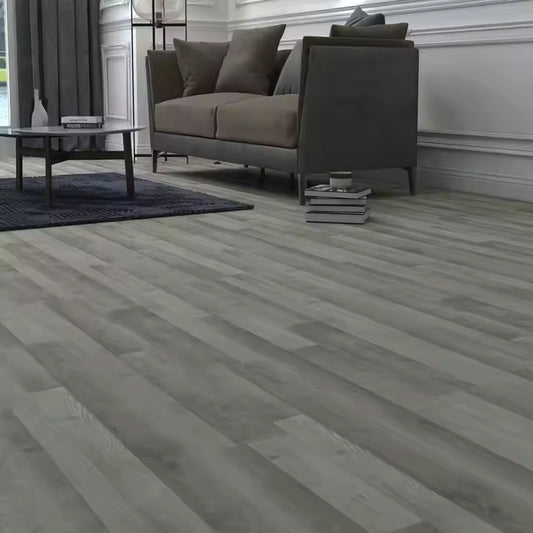 Garage Interlocking Tile Laminated Engineered SPC LVT Hybrid Floor Piso Lvt Plastic Wood Plank Flooring Vinyl-海智集-