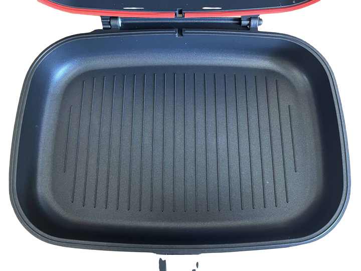 Portable Breakfast Maker Barbecue Double Sides Grill Waffle Machine Sandwich Steak Maker Without Electrical Black Electric OEM-海智集-