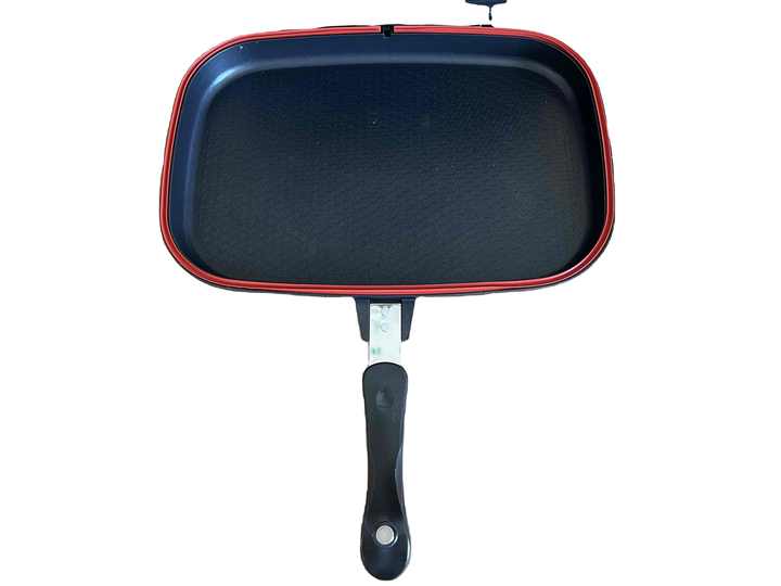 Portable Breakfast Maker Barbecue Double Sides Grill Waffle Machine Sandwich Steak Maker Without Electrical Black Electric OEM-海智集-
