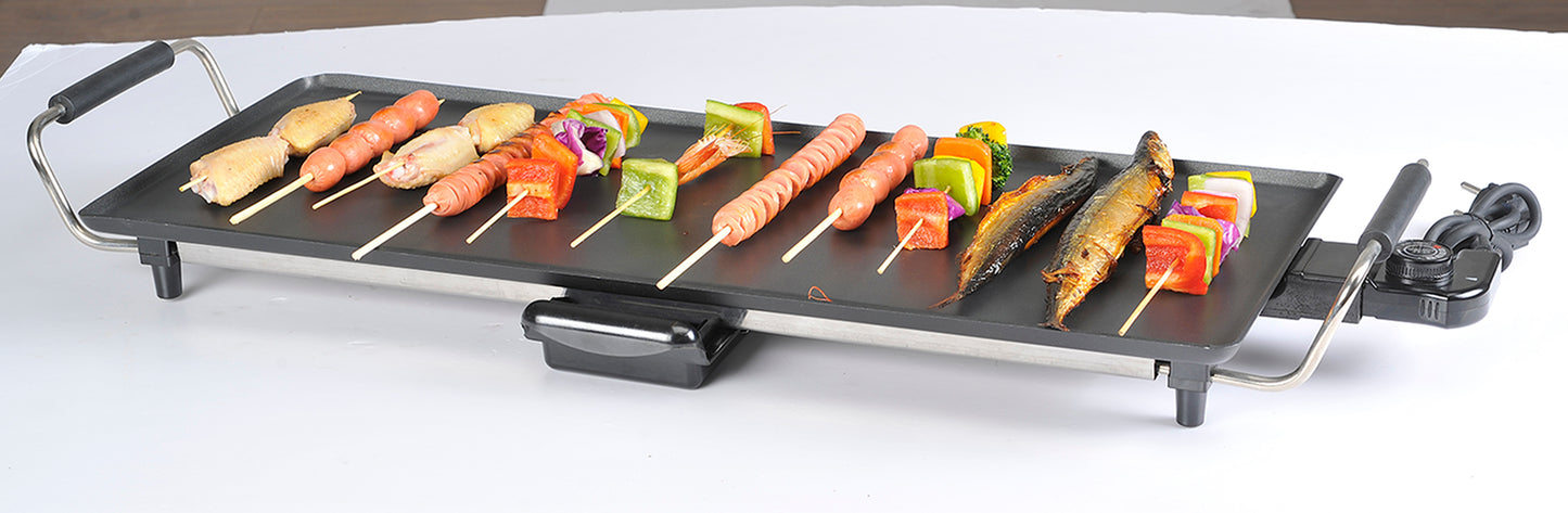 XH-7022 Portable Electric Grill Fast Heating Smokeless Grill for Tabletop BBQ, Picnics & RV Travel-海智集-