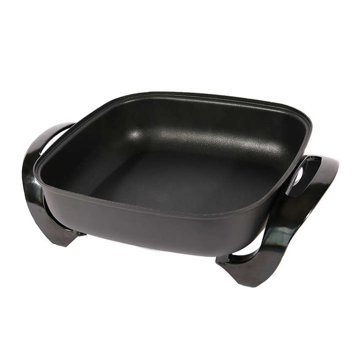 30cm Multipurpose Automatic Fry Pan Egg Boiler Non Stick Electric Cooking Pot Handle Electric Frying Pan Electric Skillets-海智集-