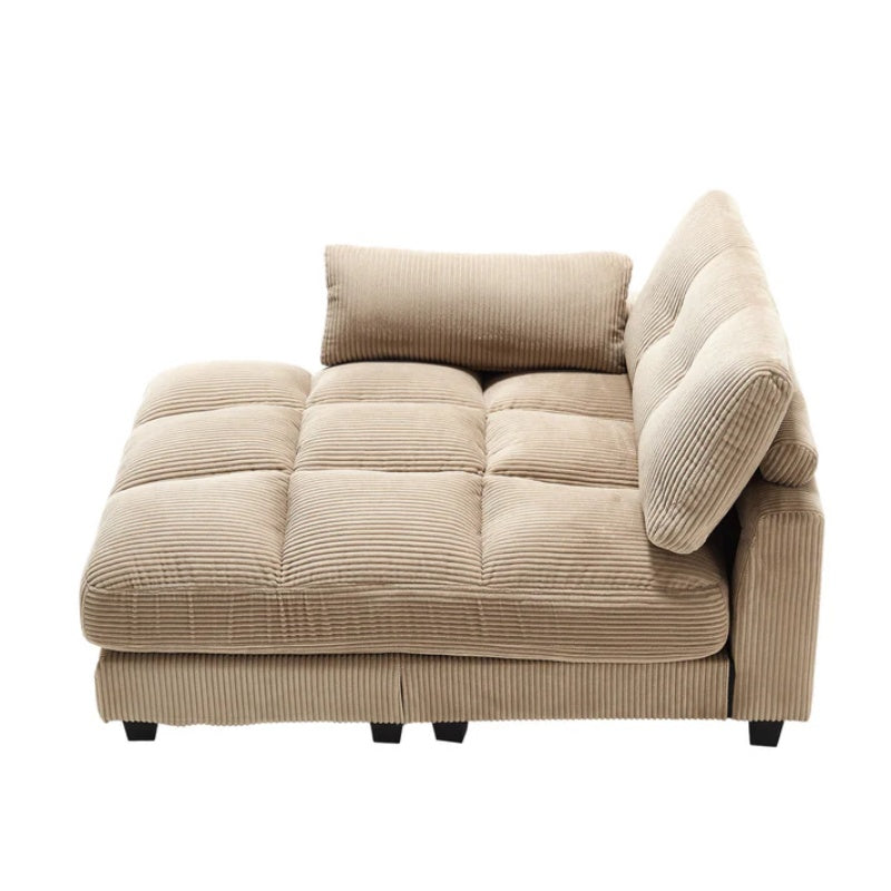 UNITED WE WIN Sleeper Sofa Couch Bed,Oversized Chaise Lounge Chair Cozy Cloud Couch-海智集-Default-