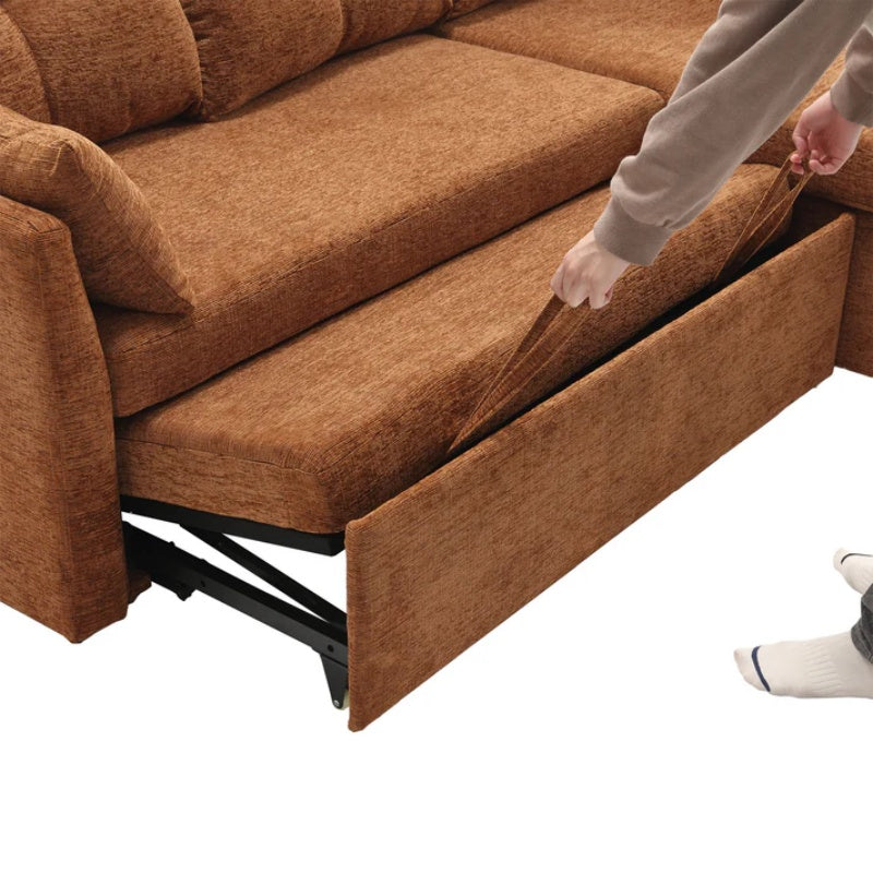 UNITED WE WIN-Furniture, modular L-shaped sofa, modular long sofa with reversible chaise lounge, Sofa bed, Sleeper sofa, modular sofa combination with storage seats.-海智集-Default-